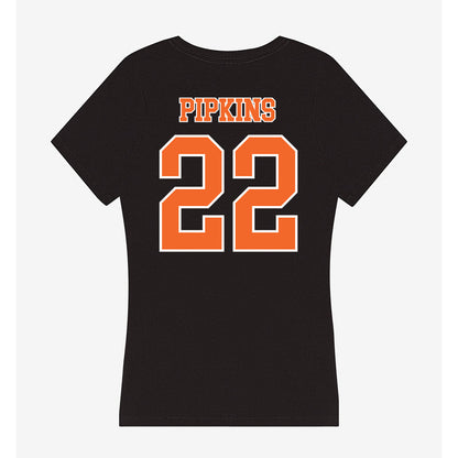 Clemson - NCAA Softball : Taylor Pipkins - Women's V-Neck T-Shirt-1