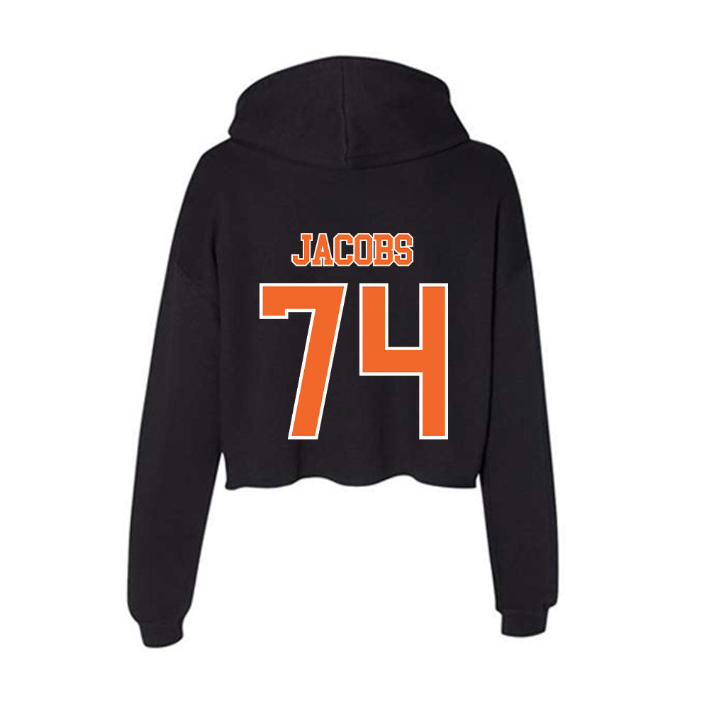 Clemson - NCAA Football : Brayden Jacobs - Women's Crop Fleece Hoodie-1