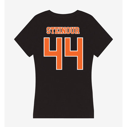 Clemson - NCAA Men's Basketball : Trent Steinour - Women's V-Neck T-Shirt-1
