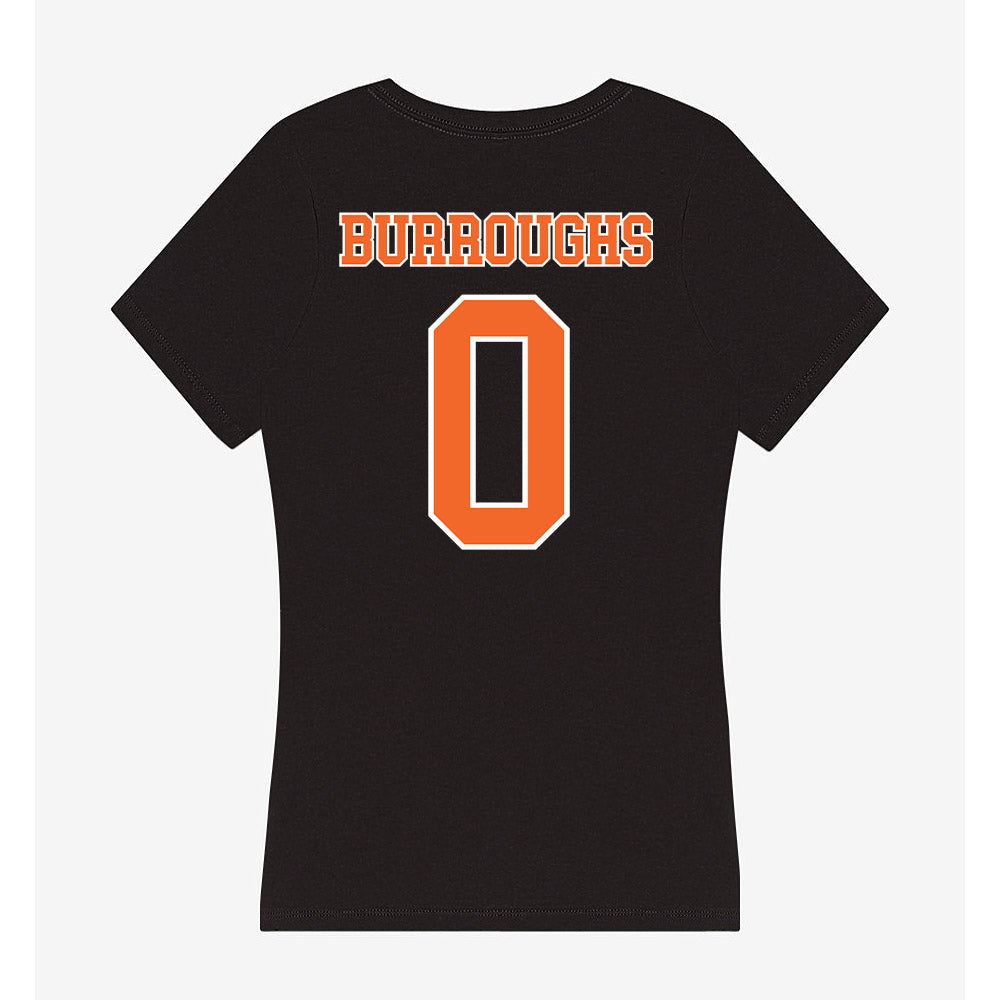 Clemson - NCAA Football : Naeem Burroughs - Women's V-Neck T-Shirt-1