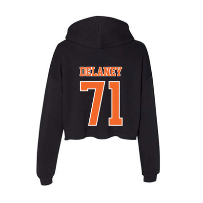Clemson - NCAA Football : Leo Delaney - Women's Crop Fleece Hoodie-1