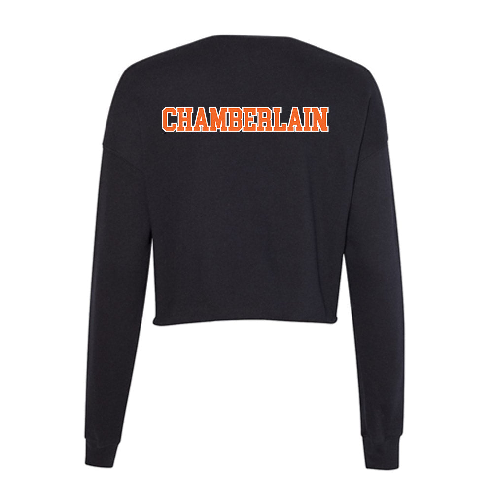 Clemson - NCAA Cheerleading : Jackson Chamberlain - Women's Cropped Crew Fleece-1