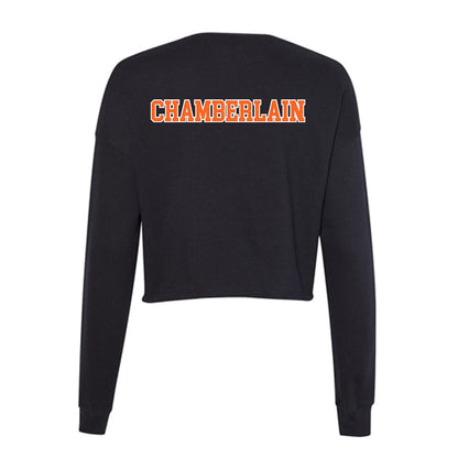 Clemson - NCAA Cheerleading : Jackson Chamberlain - Women's Cropped Crew Fleece-1