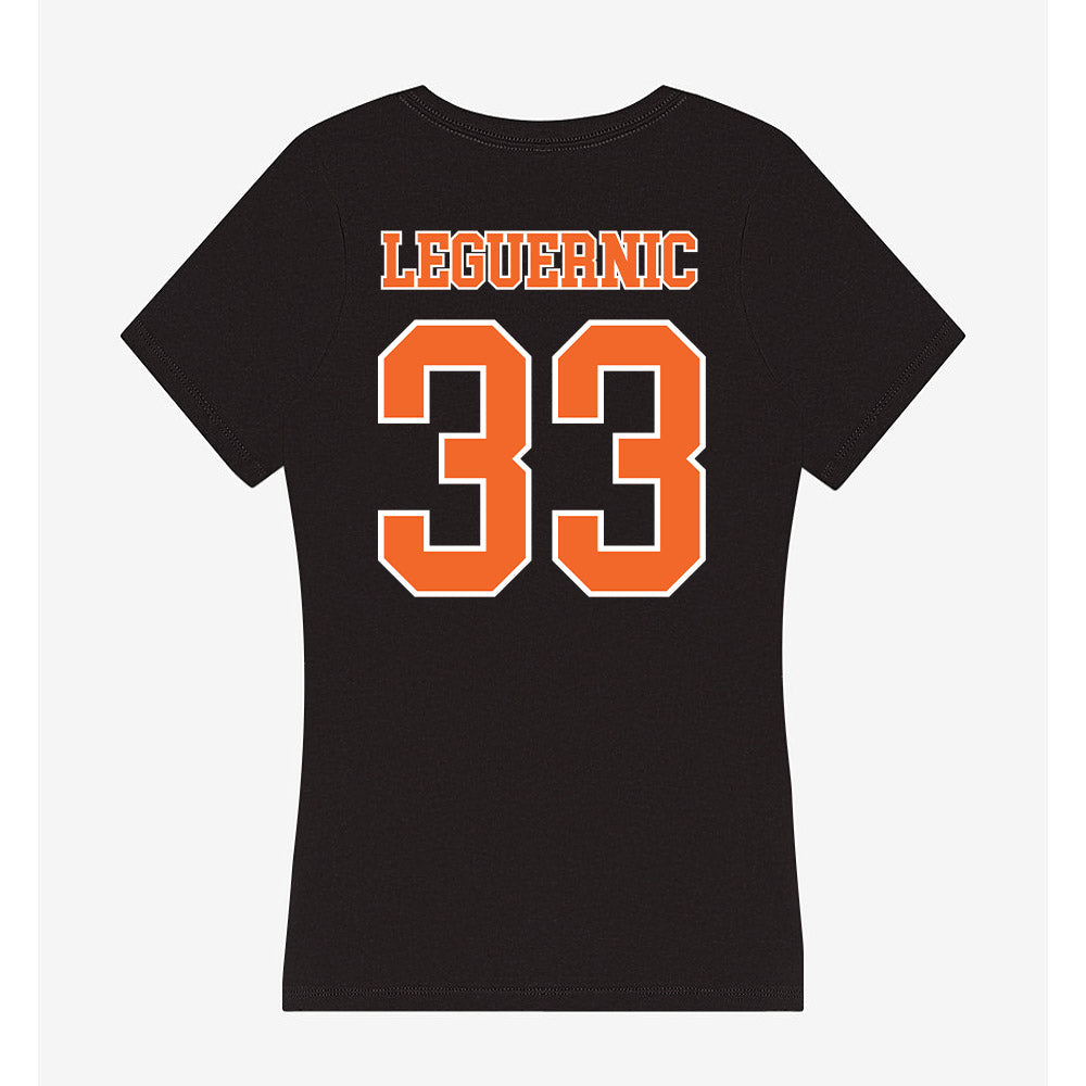 Clemson - NCAA Baseball : Justin LeGuernic - Women's V-Neck T-Shirt-1