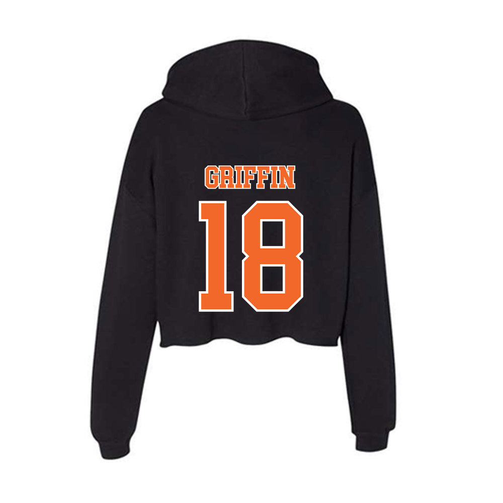 Clemson - NCAA Football : Kylon Griffin - Women's Crop Fleece Hoodie-1