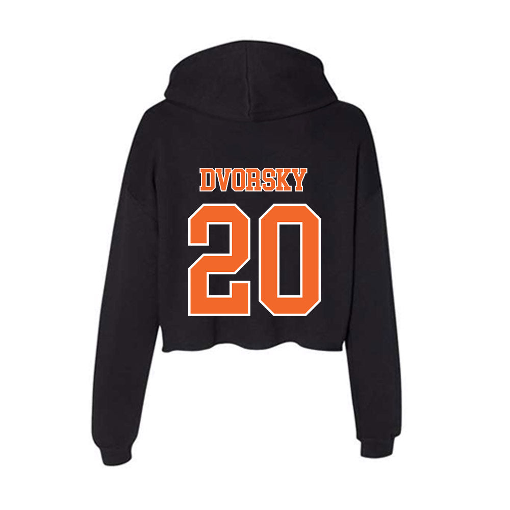 Clemson - NCAA Baseball : Nathan Dvorsky - Women's Crop Fleece Hoodie-1