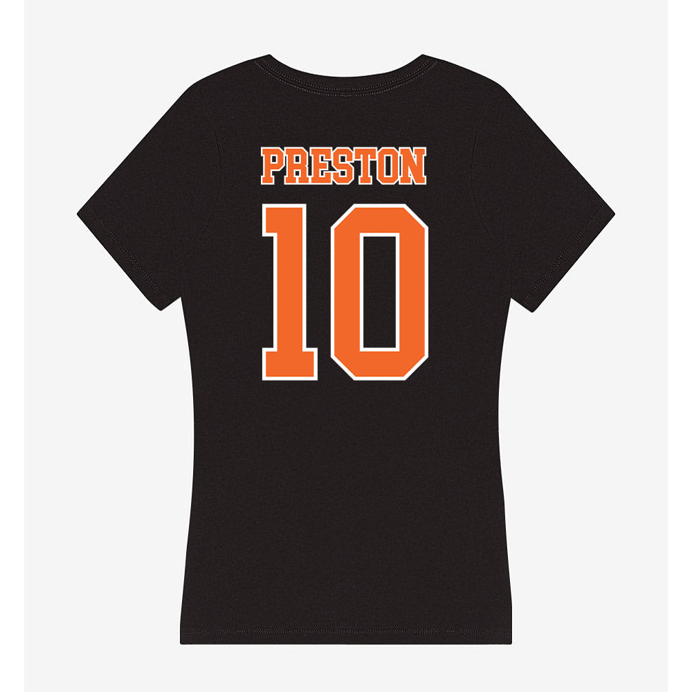 Clemson - NCAA Football : juju preston - Women's V-Neck T-Shirt-1
