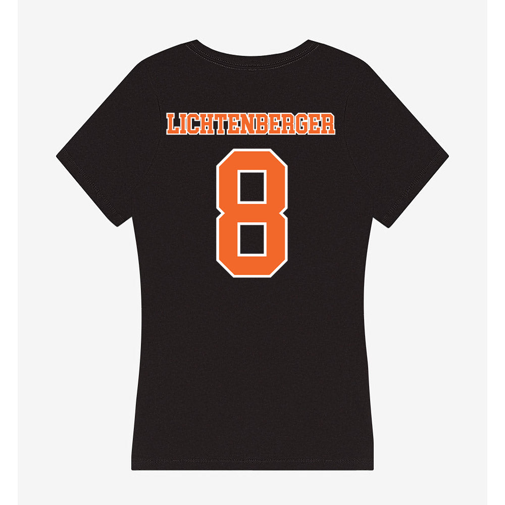 Clemson - NCAA Baseball : Tyler Lichtenberger - Women's V-Neck T-Shirt-1