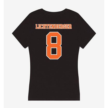 Clemson - NCAA Baseball : Tyler Lichtenberger - Women's V-Neck T-Shirt-1