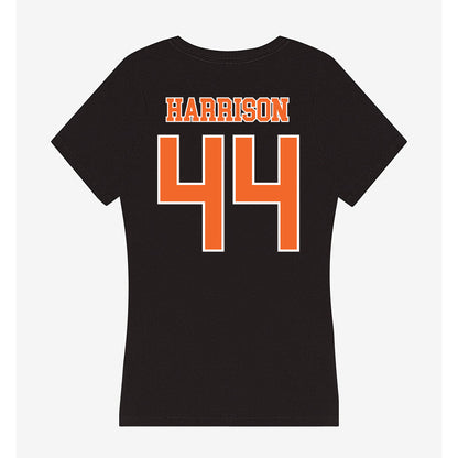 Clemson - NCAA Baseball : Dylan Harrison - Women's V-Neck T-Shirt-1
