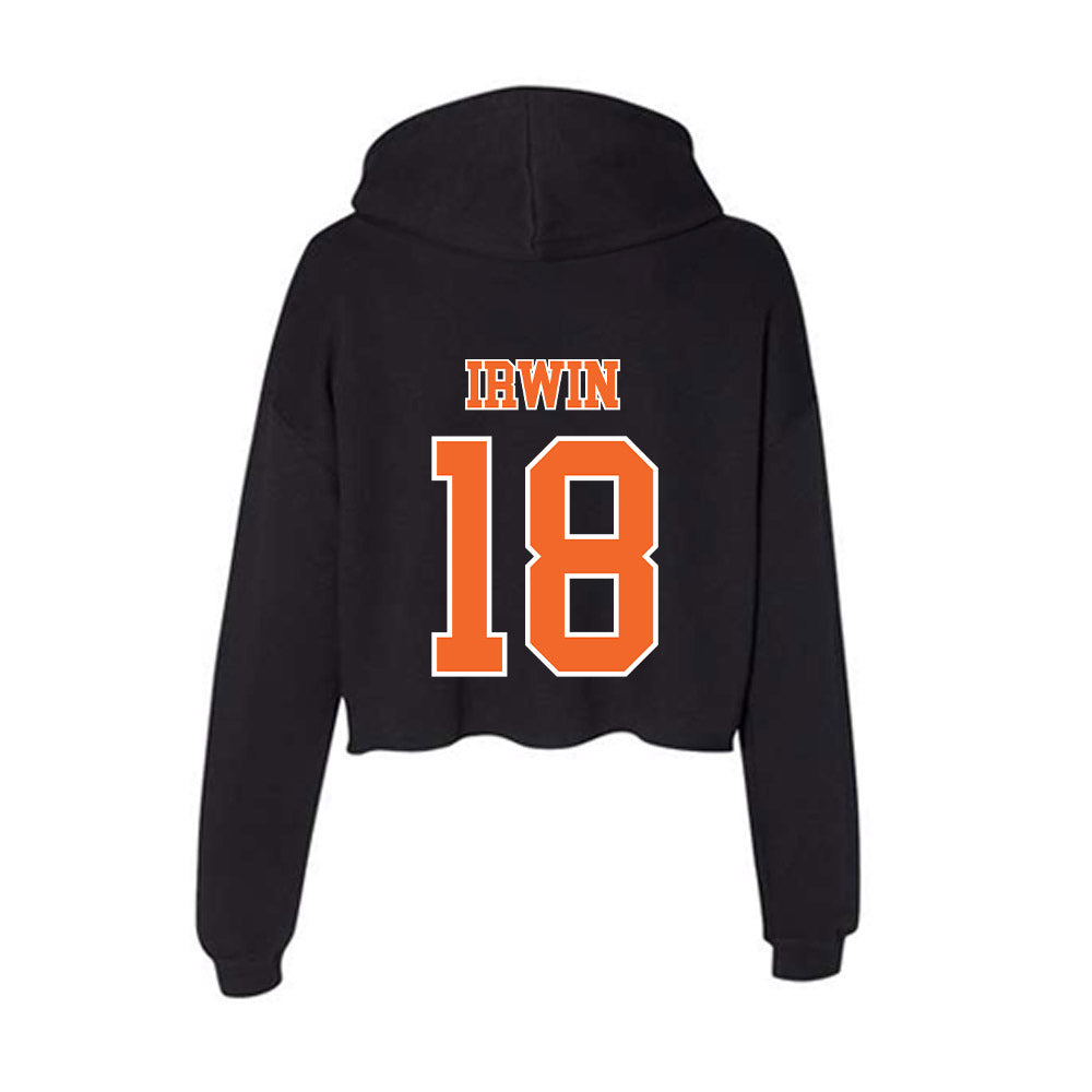 Clemson - NCAA Women's Volleyball : Alyssa Irwin - Women's Crop Fleece Hoodie-1