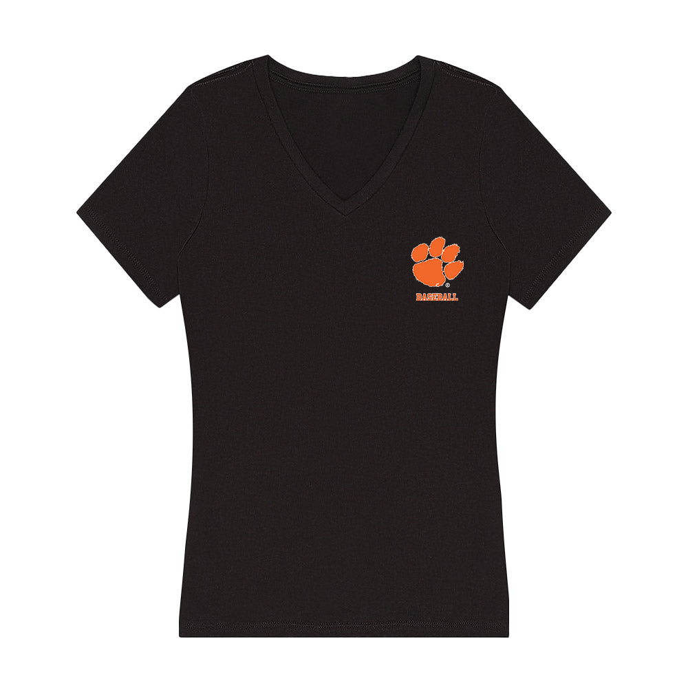 Clemson - NCAA Baseball : Dan Margolies - Women's V-Neck T-Shirt-0