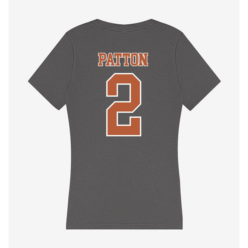 Texas - NCAA Beach Volleyball : Ava Patton - Women's V-Neck T-Shirt-1