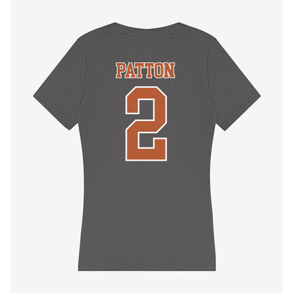 Texas - NCAA Beach Volleyball : Ava Patton - Women's V-Neck T-Shirt-1