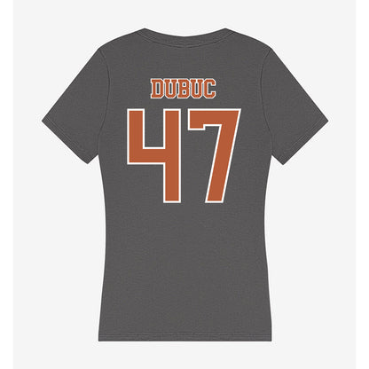 Texas - NCAA Football : Trey Dubuc - Women's V-Neck T-Shirt-1