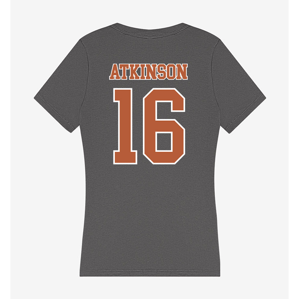 Texas - NCAA Football : Tyler Atkinson - Women's V-Neck T-Shirt-1