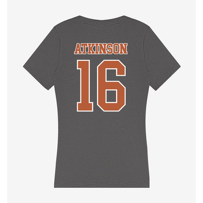 Texas - NCAA Football : Tyler Atkinson - Women's V-Neck T-Shirt-1
