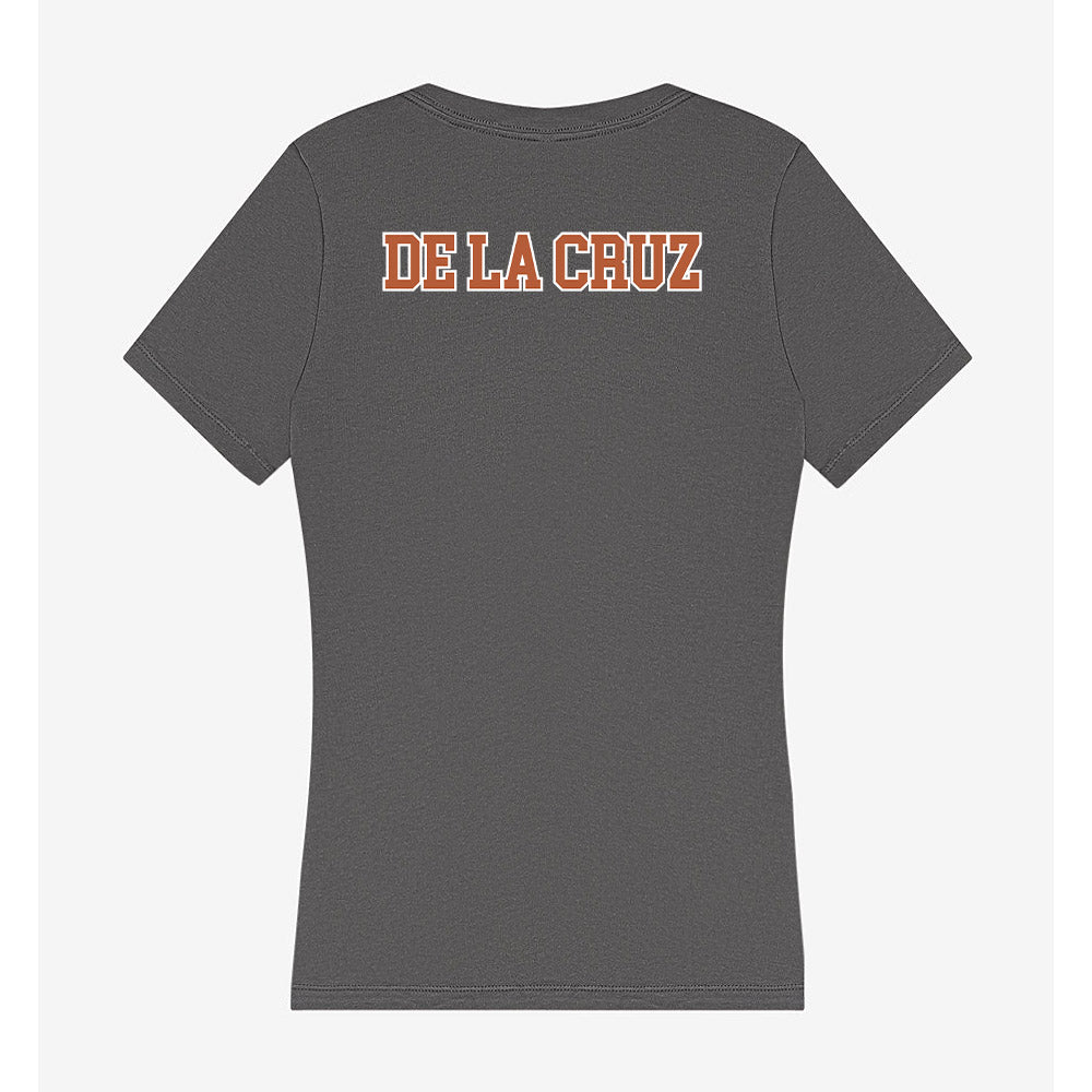 Texas - NCAA Men's Cross Country : Joaquin De La Cruz - Women's V-Neck T-Shirt-1