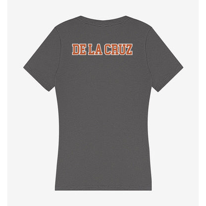 Texas - NCAA Men's Cross Country : Joaquin De La Cruz - Women's V-Neck T-Shirt-1