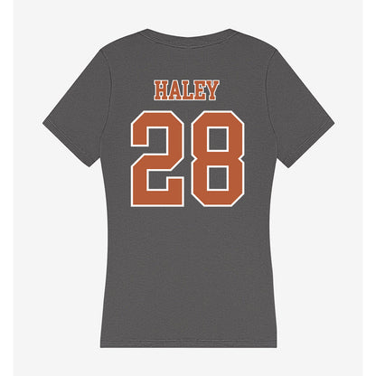 Texas - NCAA Women's Soccer : Amaya Haley - Women's V-Neck T-Shirt-1