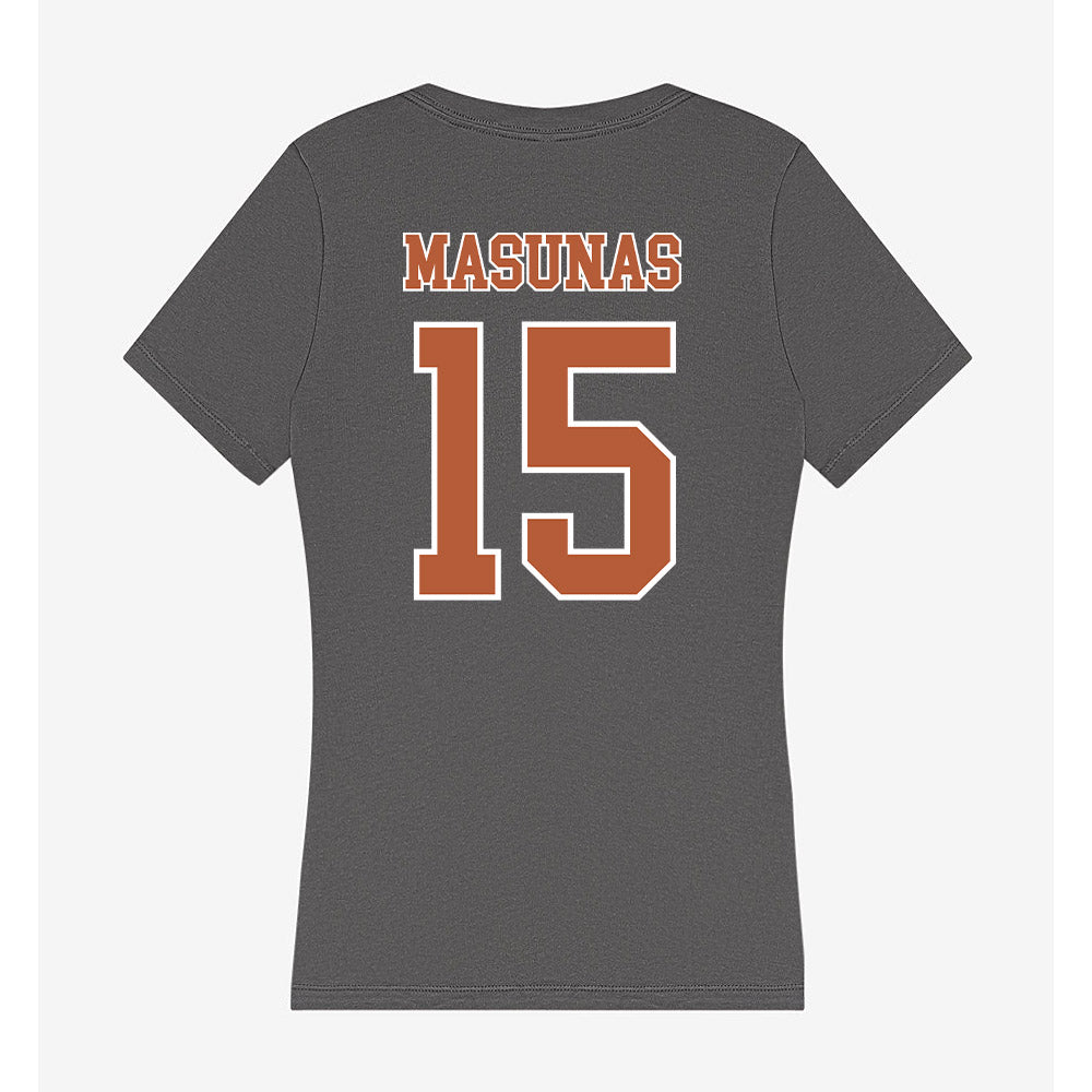 Texas - NCAA Football : Michael Masunas - Women's V-Neck T-Shirt-1