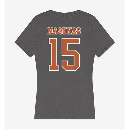 Texas - NCAA Football : Michael Masunas - Women's V-Neck T-Shirt-1