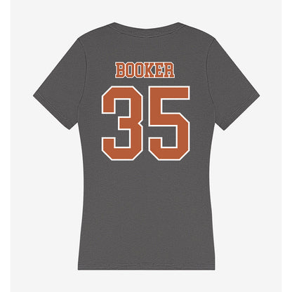 Texas - NCAA Women's Basketball : Madison Booker - Women's V-Neck T-Shirt-1