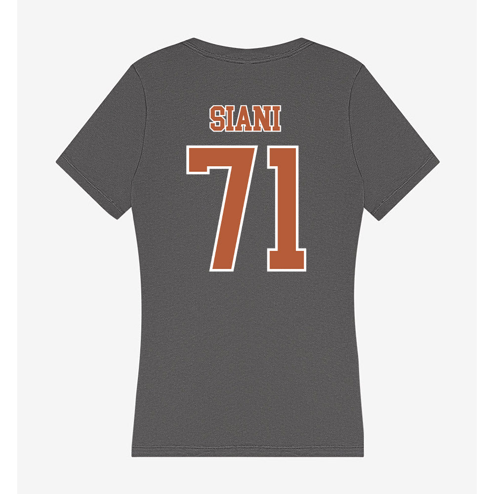 Texas - NCAA Football : Melvin Siani - Women's V-Neck T-Shirt-1