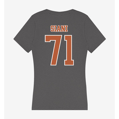 Texas - NCAA Football : Melvin Siani - Women's V-Neck T-Shirt-1