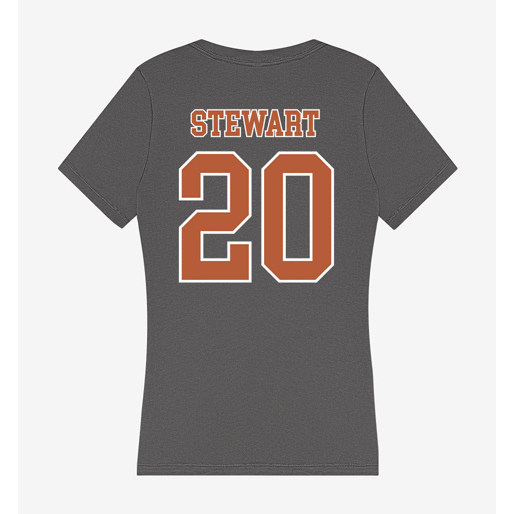 Texas - NCAA Softball : Katie Stewart - Women's V-Neck T-Shirt-1