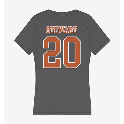 Texas - NCAA Softball : Katie Stewart - Women's V-Neck T-Shirt-1