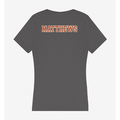 Texas - NCAA Football : Samari Matthews - Women's V-Neck T-Shirt-1