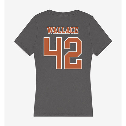 Texas - NCAA Softball : Anne Wallace - Women's V-Neck T-Shirt-1