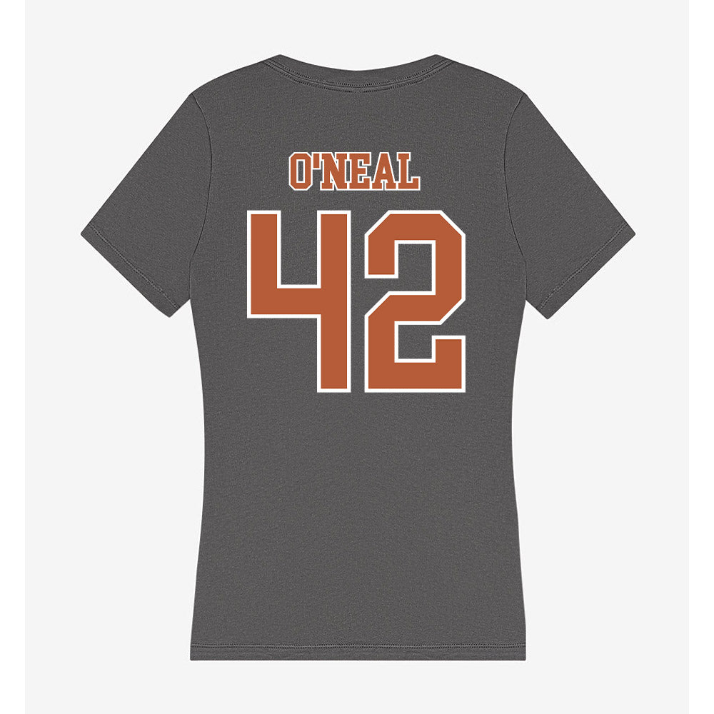 Texas - NCAA Football : Trott O'Neal - Women's V-Neck T-Shirt-1