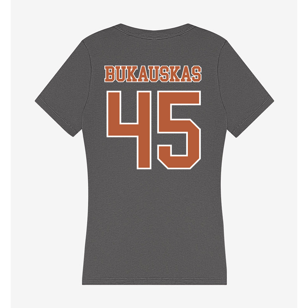 Texas - NCAA Football : Mikey Bukauskas - Women's V-Neck T-Shirt-1