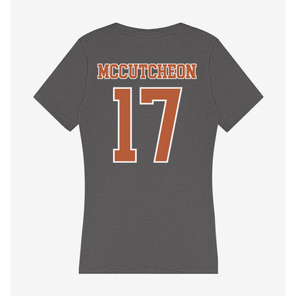 Texas - NCAA Football : Daylan Mccutcheon - Women's V-Neck T-Shirt-1