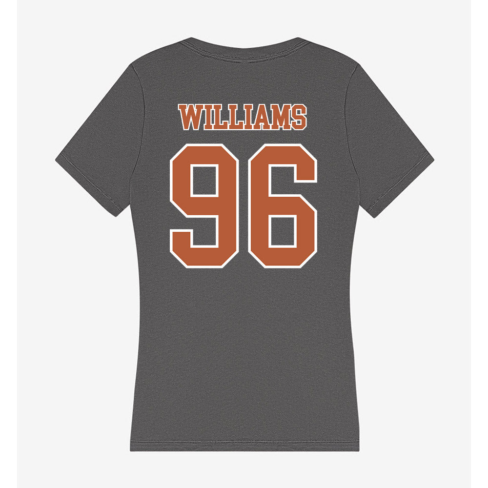 Texas - NCAA Football : Zion Williams - Women's V-Neck T-Shirt-1