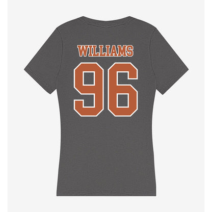 Texas - NCAA Football : Zion Williams - Women's V-Neck T-Shirt-1