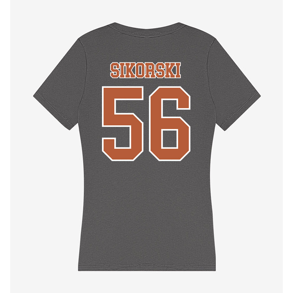 Texas - NCAA Football : Dylan Sikorski - Women's V-Neck T-Shirt-1