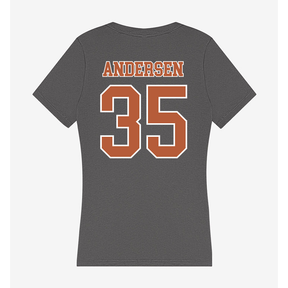 Texas - NCAA Football : Rett Andersen - Classic Shersey Women's V-Neck T-Shirt-1