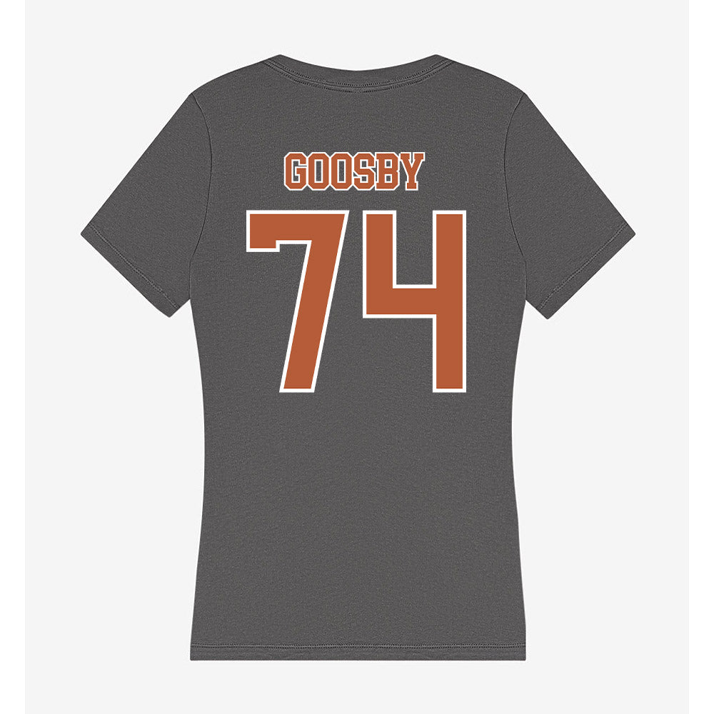 Texas - NCAA Football : Trevor Goosby - Classic Shersey Women's V-Neck T-Shirt-1