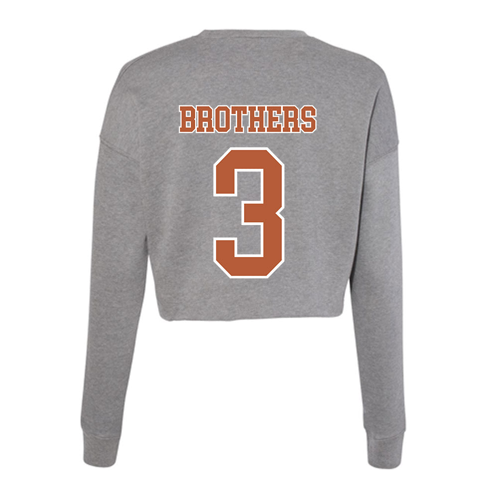 Texas - NCAA Women's Soccer : Arianna Brothers - Women's Cropped Crew Fleece-1