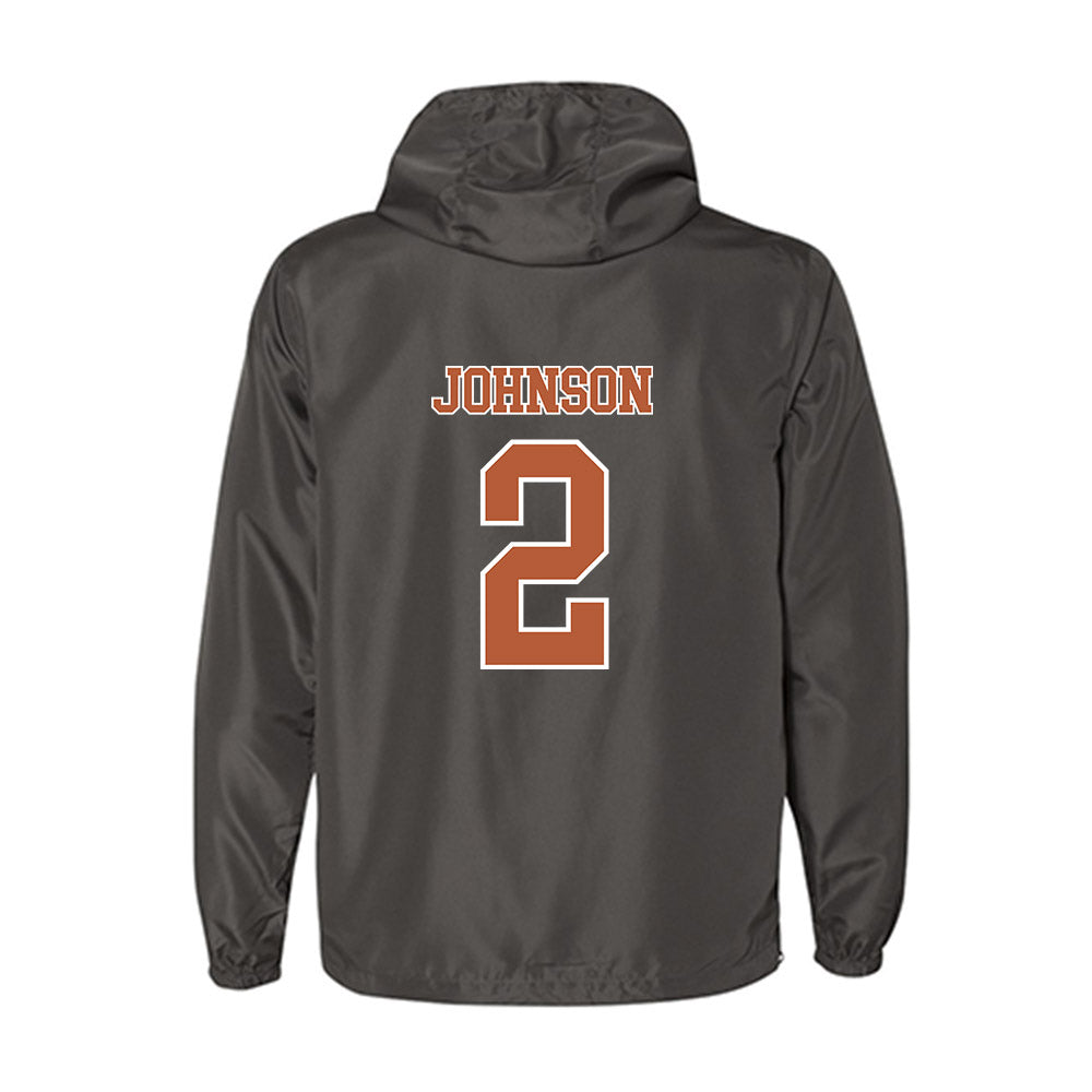 Texas - NCAA Men's Basketball : Isaiah Johnson - Classic Shersey Windbreaker-1