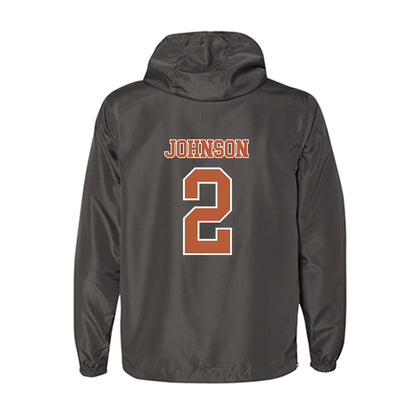 Texas - NCAA Men's Basketball : Isaiah Johnson - Classic Shersey Windbreaker-1