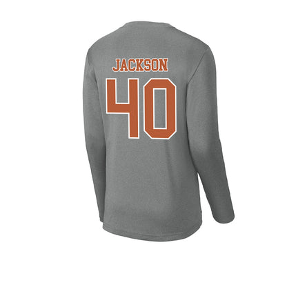 Texas - NCAA Football : Lance Jackson - Activewear Long Sleeve T-Shirt-1
