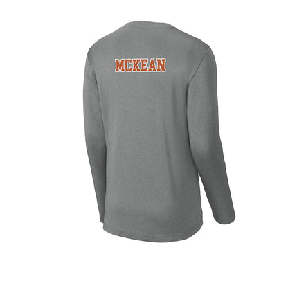 Texas - NCAA Men's Swimming & Diving : Campbell McKean - Activewear Long Sleeve T-Shirt-1