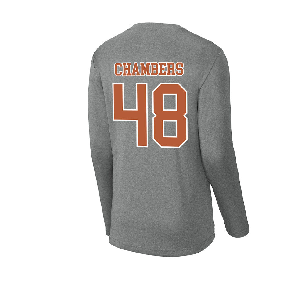 Texas - NCAA Football : Bryce Chambers - Activewear Long Sleeve T-Shirt-1