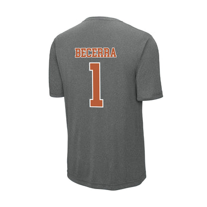 Texas - NCAA Baseball : Temo Becerra - Activewear T-Shirt-3