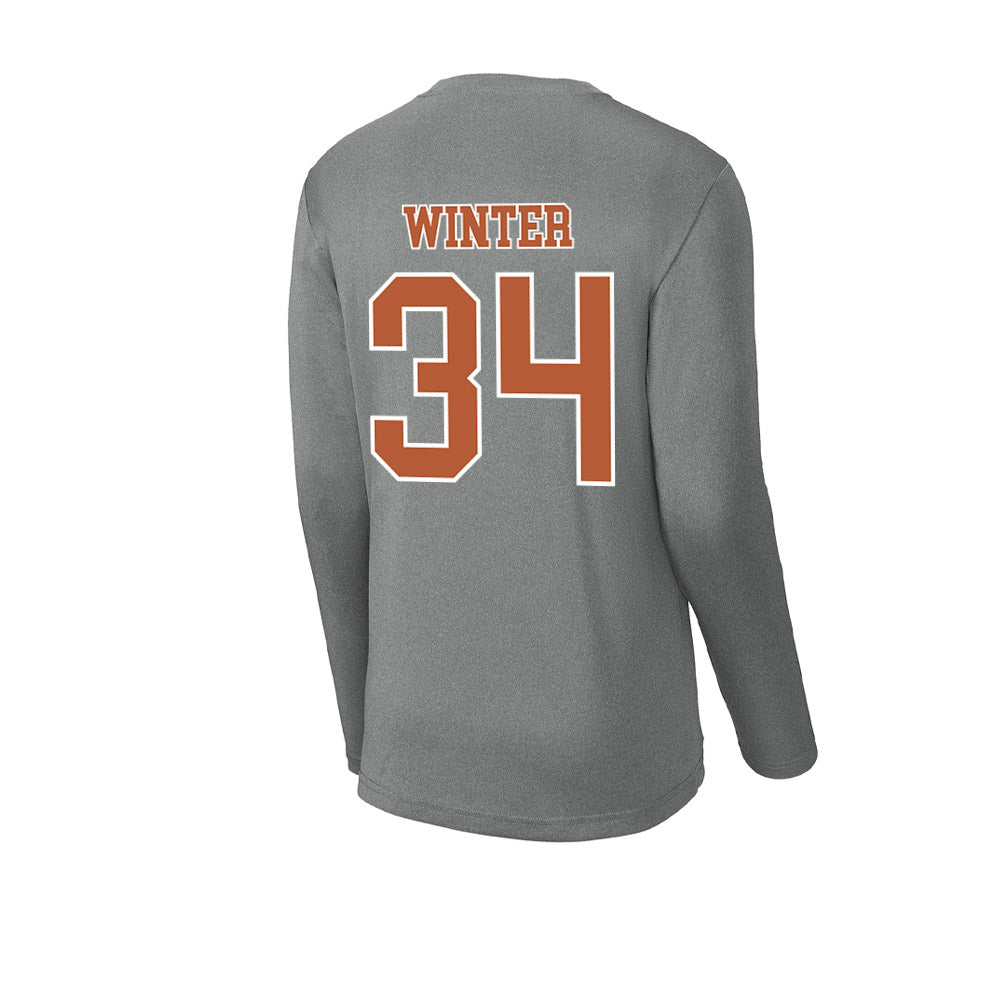 Texas - NCAA Baseball : Michael Winter - Activewear Long Sleeve T-Shirt-1