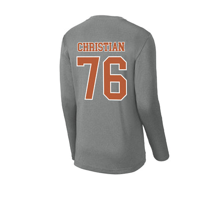 Texas - NCAA Football : Jackson Christian - Activewear Long Sleeve T-Shirt-1